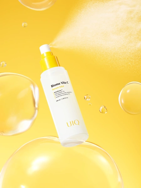 UIQ Сыворотка-мист с витамином С для мгновенного сияния Biome Vita C Serum Mist 100 мл фото 4