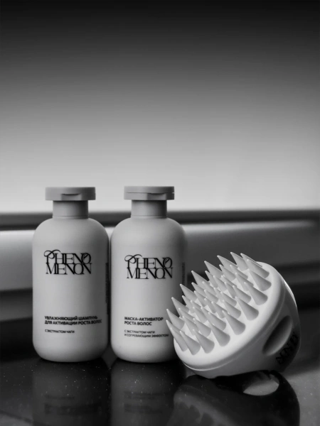 Phenomenon Программа активации роста волос: шампунь + маска + массажер  200+190 мл фото 1