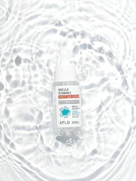APLB Осветляющая сыворотка с микроиглами и витамином С Spicule Vitamin C Shot 220 Serum 40 мл фото 5