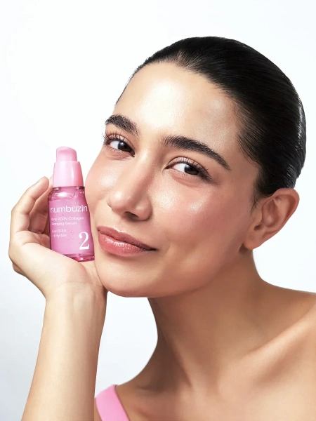 Numbuzin Увлажняющая сыворотка с ПДРН и пептидами для сияния кожи No.2 Rose PDRN Collagen Plumping Serum 30 мл фото 3