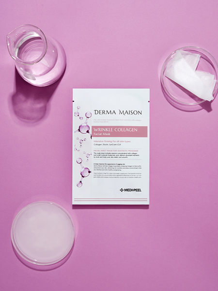 Medi-Peel Антивозрастная тканевая маска с коллагеном Derma Maison Wrinkle Collagen Facial Mask 23 мл фото 2