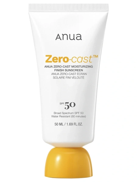 Anua Увлажняющий солнцезащитный крем SPF50 Zero-Cast Moisturizing Finish Sunscreen 50 мл