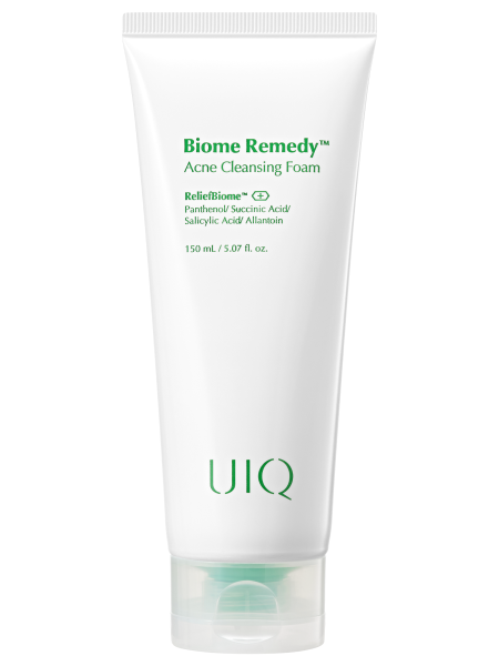 UIQ Очищающая пенка с салициловой кислотой для проблемной кожи Biome Remedy Acne Cleansing Foam 150 мл