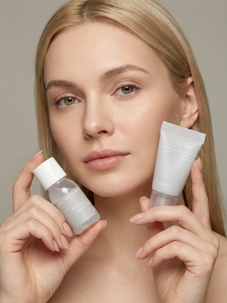 Celimax Восстанавливающий дорожный набор: тонер + крем Dual Barrier Trial Kit 20+10 мл фото 1