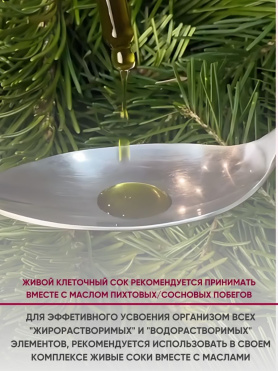 Живой клеточный сок «Омоложение» с Дигидрокверцетином