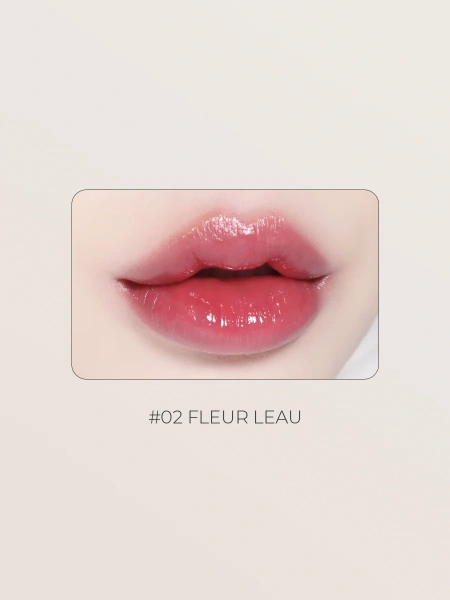 BBIA Увлажняющий тинт для губ – яркий розовый L'eau Tint – 02 Fleur L'eau 4.5 гр фото 2
