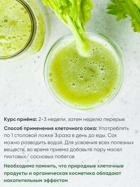 ОРГАНИК МИРЪ Живой сок сельдерея и шпината прямого отжима + ферментирования  250 мл фото 5