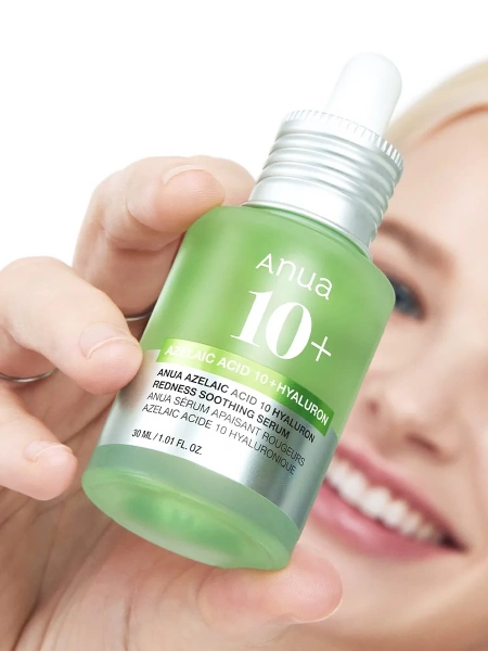 Anua Успокаивающая сыворотка с 10% азелаиновой кислоты Azelaic Acid 10 Hyaluron Soothing Serum 30 мл фото 8