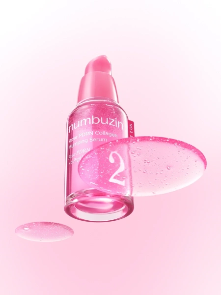 Numbuzin Увлажняющая сыворотка с ПДРН и пептидами для сияния кожи No.2 Rose PDRN Collagen Plumping Serum 30 мл фото 4