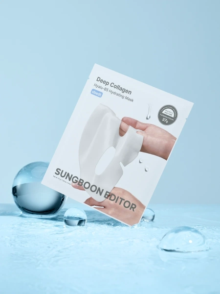 Sungboon Editor Увлажняющая гидрогелевая маска Deep Collagen Hyalu-B5 Hydrating Mask 37 гр фото 1
