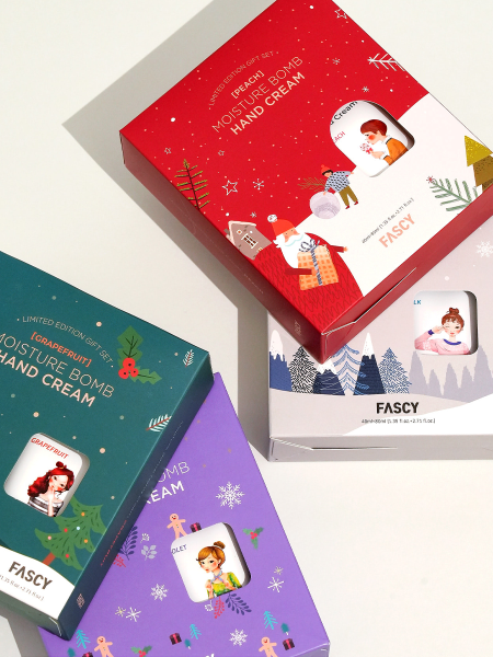 Fascy Lab Набор увлажняющих кремов для рук с экстрактом грейпфрута Grapefruit Moisture Bomb Hand Cream Set 80+40 мл фото 3