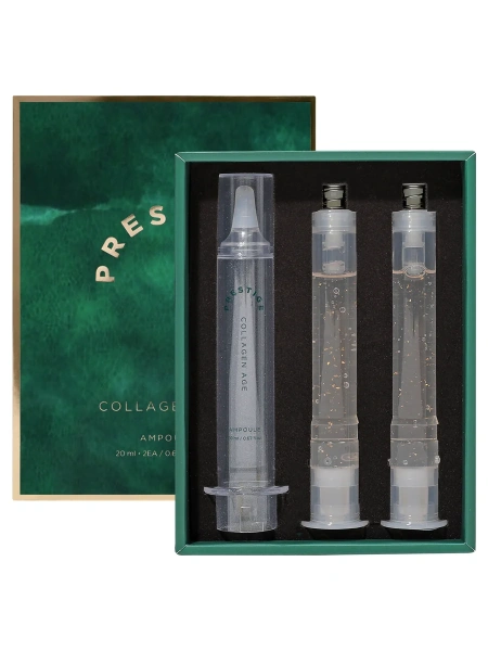 Vely Vely Антивозрастная ампула с коллагеном и золотом Prestige Collagen Age Ampoule 20 мл х 2 шт фото 10