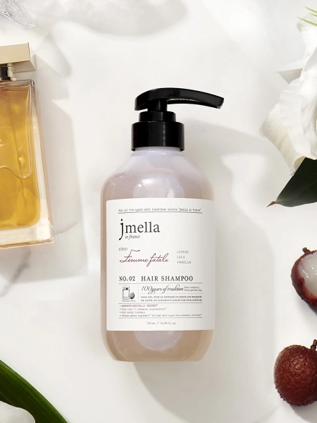 Jmella Парфюмированный шампунь для всех типов волос In France Femme Fatale Hair Shampoo 500 мл фото 1