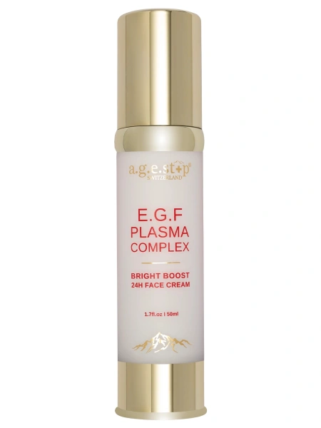 a.g.e.stop Биоплацентарный крем для лица E.G.F. Plasma Complex 24h Bright Boost Face Cream 50 мл