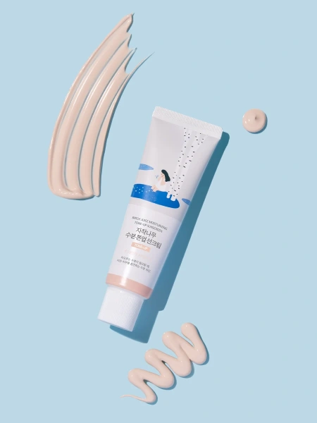 Round Lab Тонирующий солнцезащитный крем SPF50 Birch Juice Moisturizing Tone-Up Sunscreen 50 мл фото 2