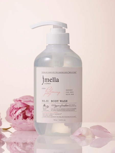 Jmella Парфюмированный гель для душа In France Blooming Peony Body Wash 500 мл фото 4