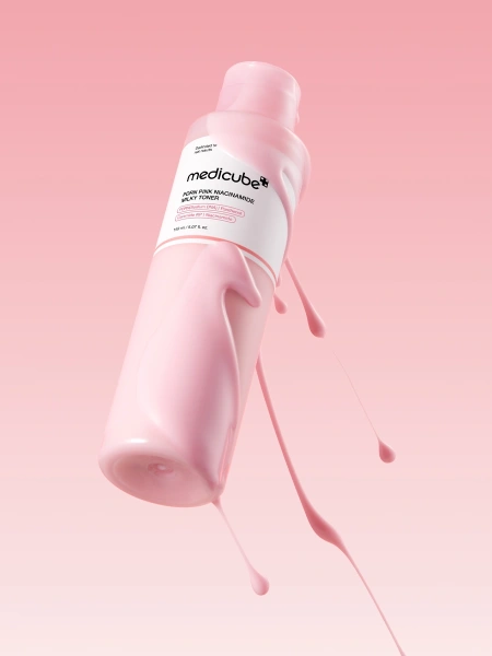 Medicube Молочный тонер с ПДРН и ниацинамидом PDRN Pink Niacinamide Milky Toner 150 мл фото 1