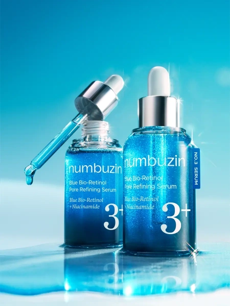 Numbuzin Сыворотка с ретинолом для сужения пор No.3 Blue Bio-Retinol Pore Refining Serum 30 мл фото 3