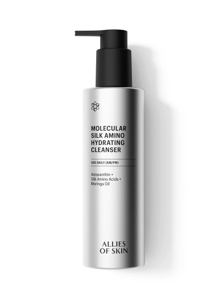 Allies of Skin Молекулярное очищающее средство с аминокислотами шелка Molecular Silk Amino Hydrating Cleanser 250 мл фото 1