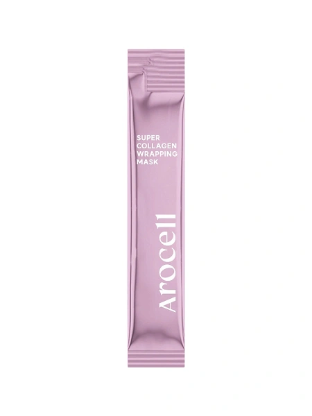 Arocell Коллагеновая маска-плёнка для сияния и гладкости кожи Super Collagen Wrapping Mask 5 гр