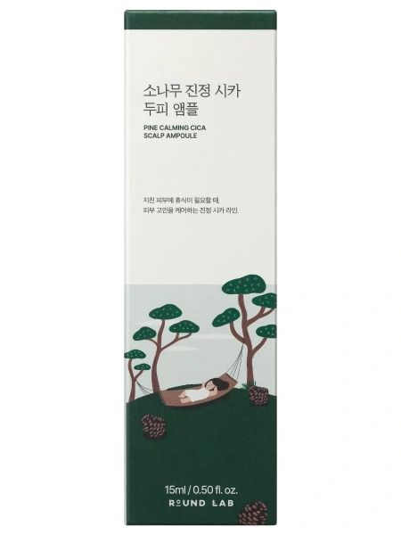 Round Lab Ампула для кожи головы с экстрактами сосны и центеллы Pine Calming Cica Scalp Ampoule 15 мл фото 9