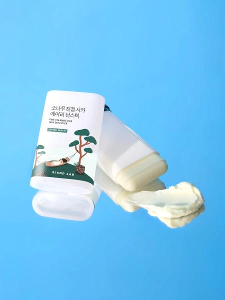Round Lab Солнцезащитный стик с сосной и центеллой для проблемной кожи Pine Calming Cica Airy Sunstick 19 гр фото 3