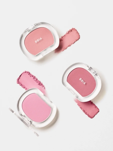 BBIA Ультратонкие пудровые румяна – ярко-розовый Last Blush – 02 Camellia 4 гр фото 3