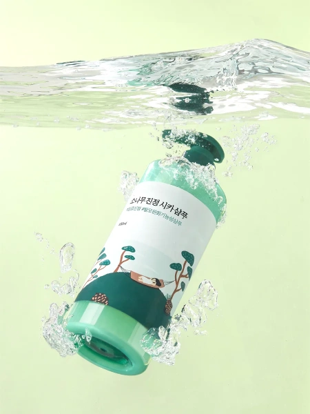 Round Lab Успокаивающий шампунь для волос с экстрактами сосны и центеллы Pine Calming Cica Shampoo 400 мл фото 5