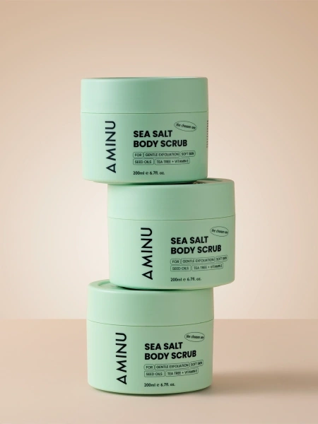 Aminu Скраб для тела с морской солью Sea Salt Body Scrub 200 мл фото 2