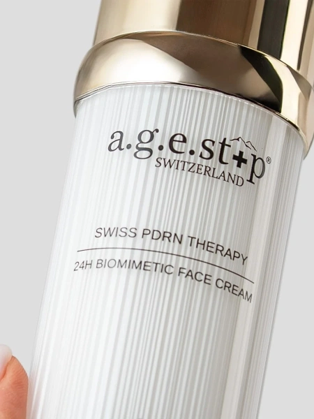 a.g.e.stop Биомиметический крем с ПДРН и пептидами Swiss PDRN Therapy 24h Biomimetic Face Cream 50 мл фото 1