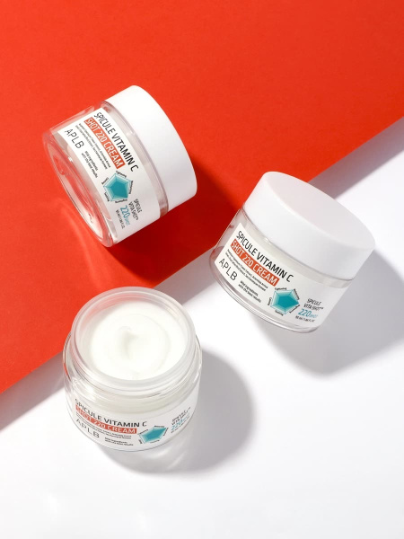 APLB Осветляющий крем с микроиглами и витамином С Spicule Vitamin C Shot 220 Cream 55 мл фото 2