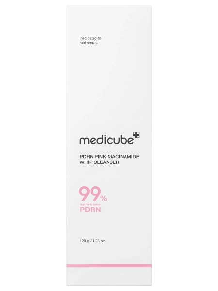 Medicube Пенка с ПДРН для глубокого очищения пор PDRN Pink Niacinamide Whip Cleanser 120 гр фото 8