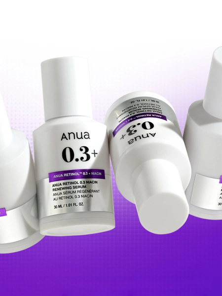 Anua Обновляющая сыворотка с ретинолом и ниацинамидом Nano Retinol 0,3% + Niacin Renewing Serum 30 мл фото 5