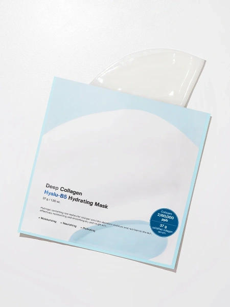 Sungboon Editor Увлажняющая гидрогелевая маска Deep Collagen Hyalu-B5 Hydrating Mask 37 гр фото 3