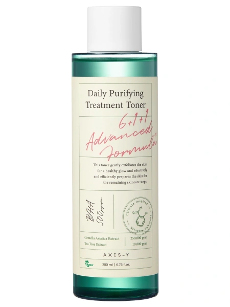 Axis-y Противовоспалительный тонер с центеллой и BHA-кислотой для проблемной кожи Daily Purifying Treatment Toner 200 мл
