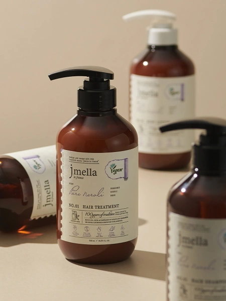 Jmella Парфюмированный кондиционер – бергамот, нероли, мускус In France Pure Neroli Hair Treatment 500 мл фото 3