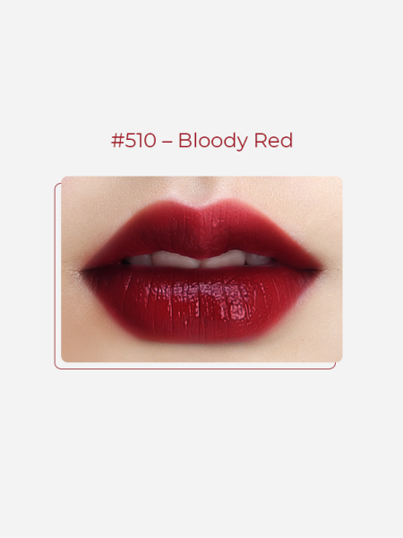 Стойкая матовая помада для губ – 510 кроваво-красный ZEESEA Light Matte Liquid Lip Stain – Blood Red - купить 1 290 ₽ 