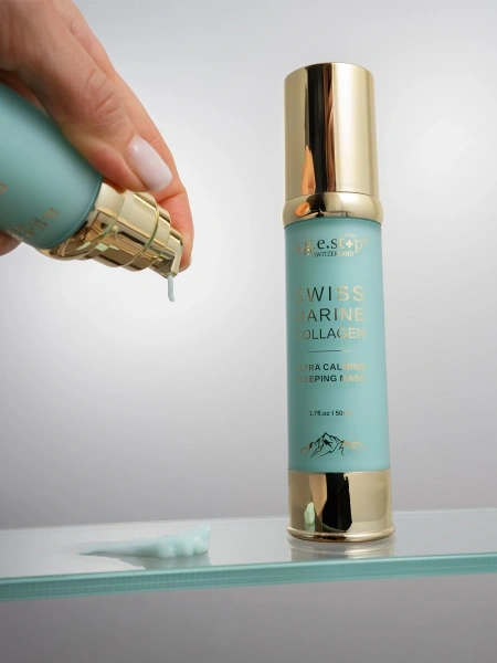 a.g.e.stop Роскошная антивозрастная крем-маска Marine Collagen Sleeping Mask 50 мл фото 4