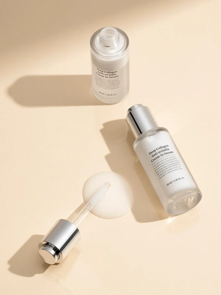 Sungboon Editor Двухфазная сыворотка-крем с коллагеном для упругости кожи Deep Collagen Anti Wrinkle Cream In Serum 30 мл фото 3