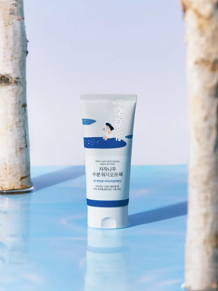 Round Lab Увлажняющая смываемая маска с березовым соком Birch Juice Moisturizing Wash Off Pack 80 мл фото 1