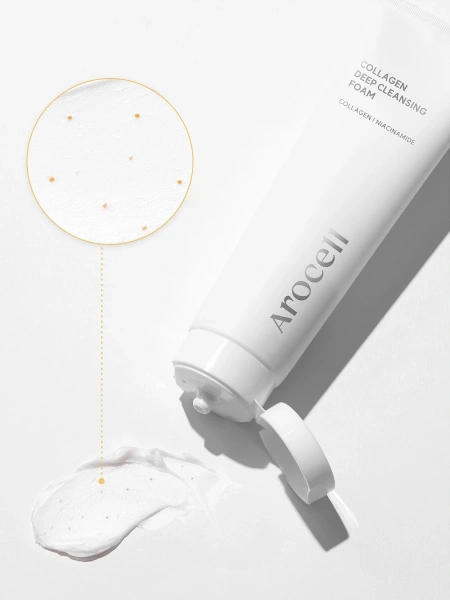 Arocell Коллагеновая пенка для глубокого очищения Collagen Deep Cleansing Foam 120 мл фото 3