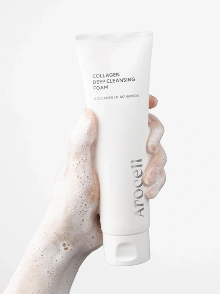 Arocell Коллагеновая пенка для глубокого очищения Collagen Deep Cleansing Foam 120 мл фото 2