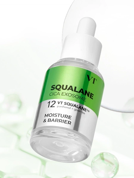 VT Cosmetics Увлажняющая ампула со скваланом и экзосомами центеллы S4 Moisture Ampoule 30 мл фото 2