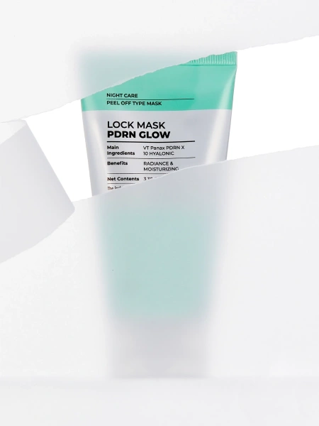 VT Cosmetics Ночная маска-плёнка с ПДРН для глубокого увлажнения и сияния кожи PDRN Glow Lock Mask 100 мл фото 4