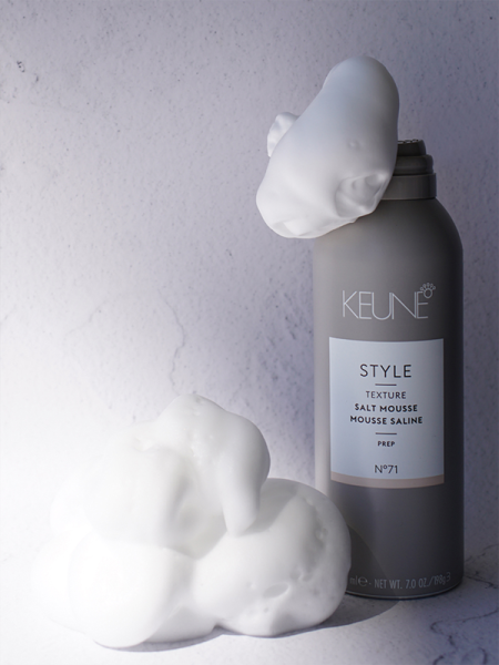 Keune Мусс для создания пляжных локонов с морской солью N.71 Style Salt Mousse 200 мл фото 2