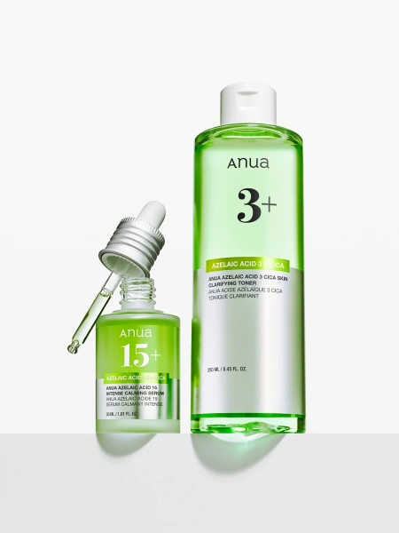 Anua Успокаивающий тонер с 3% азелаиновой кислоты Azelaic 3 Cica Skin Clarifying Toner 250 мл фото 8