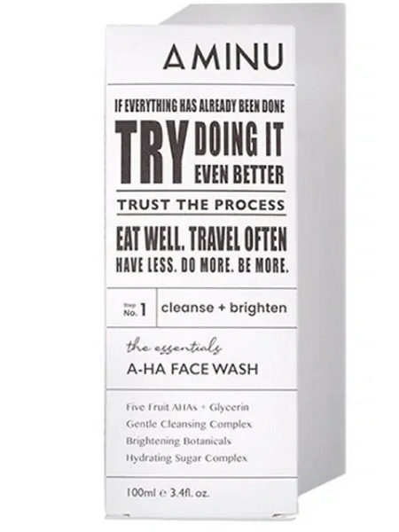 Aminu Гель для умывания с АНА-кислотами A-HA Face Wash 100 мл фото 6